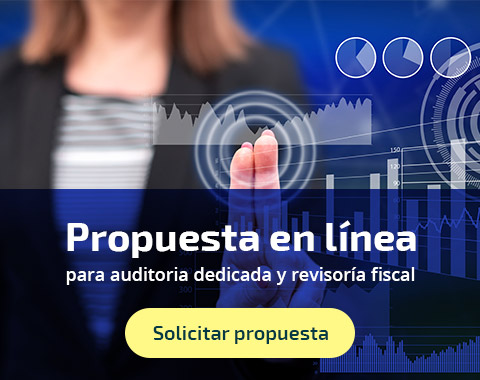 Propuesta en línea para auditoria dedicada y revisoría fiscal